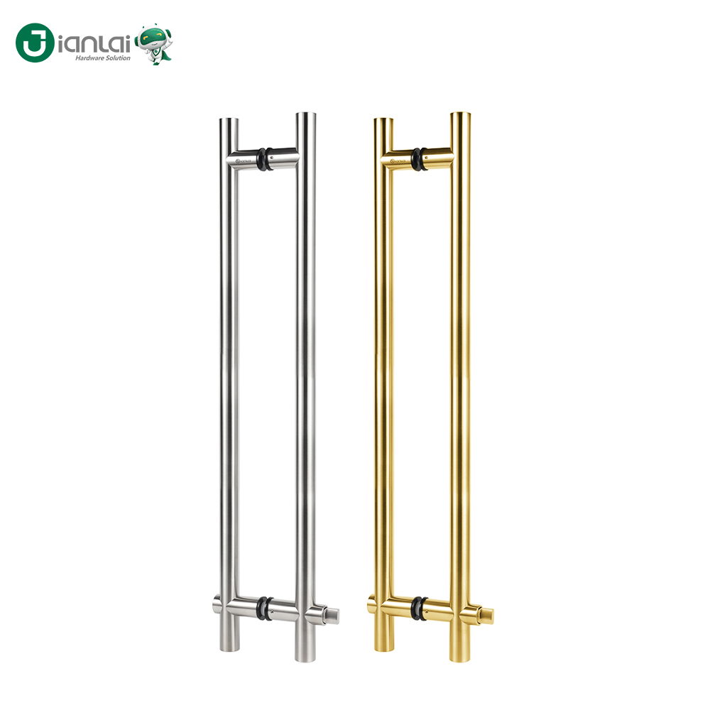 4 kịch bản thương mại và đánh giá của người dùng thực | Tay nắm cửa kính bằng thép không gỉ loại H Jianlai có khóa